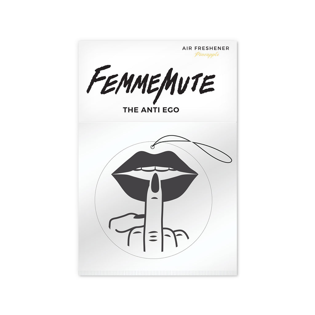 FEMMEMUTE LOGO AIR FRESHENER - FEMMEMUTE Women's Streetwear 