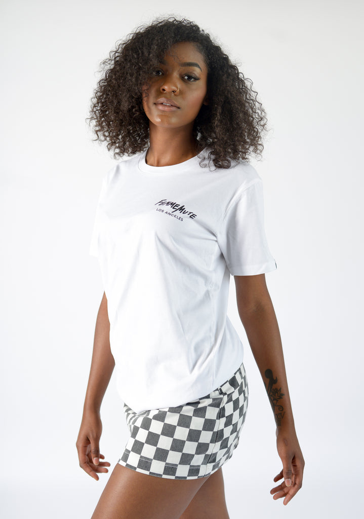 FEMMEMUTE LOGO TEE - FEMMEMUTE Women's Streetwear 
