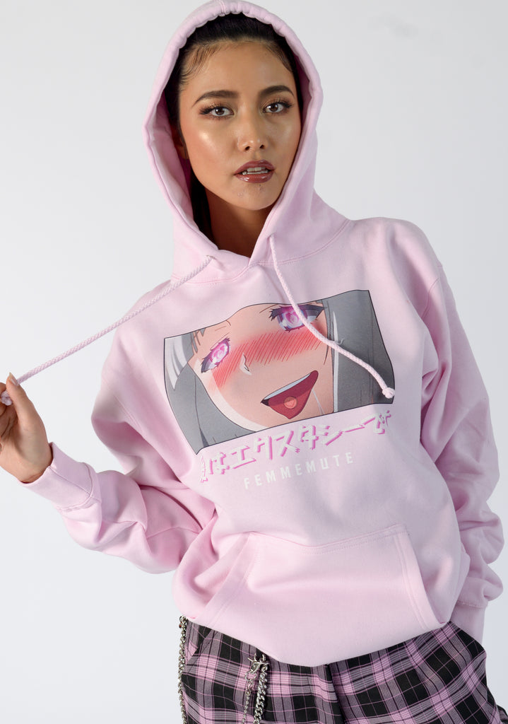 LOVE IS ECSTASY HOODIE - FEMMEMUTE Women's Streetwear 