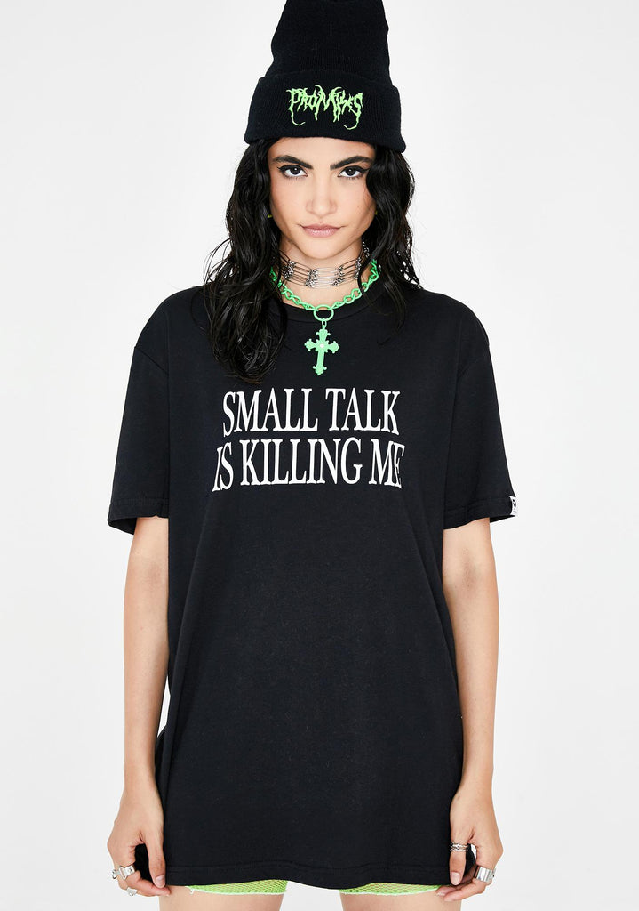 SMALL TALK TEE - FEMMEMUTE Women's Streetwear 