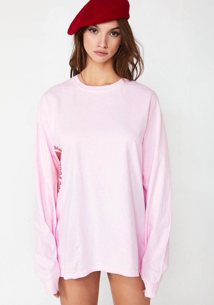 YOU BUY IT L/SL TEE - FEMMEMUTE Women's Streetwear 