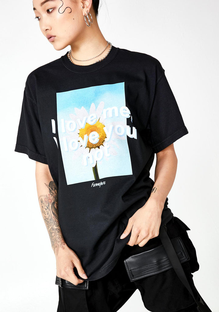 LOVE YOU NOT TEE - FEMMEMUTE Women's Streetwear 