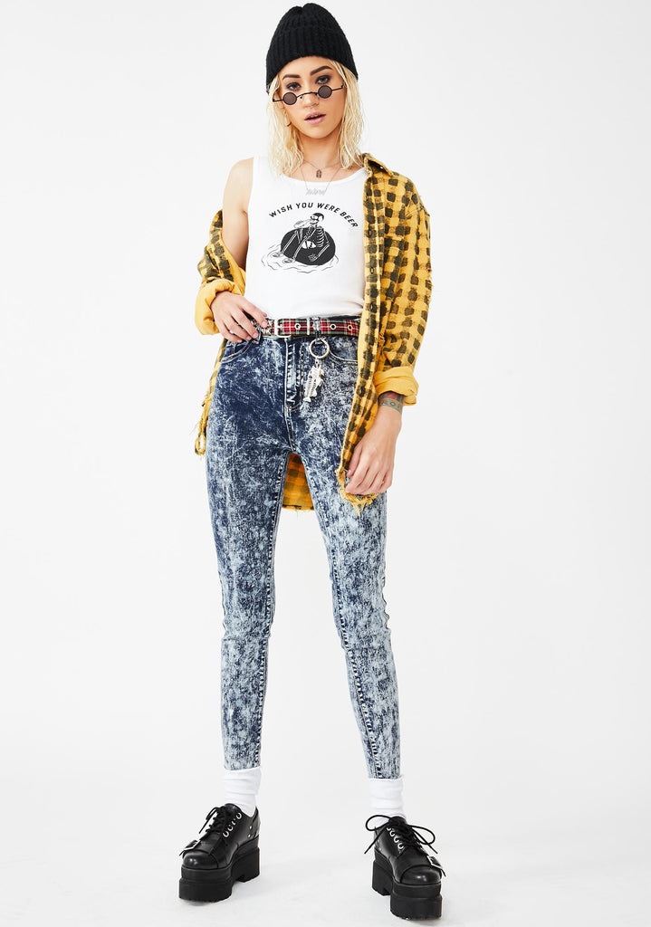 BEER TANK TOP - FEMMEMUTE Women's Streetwear 